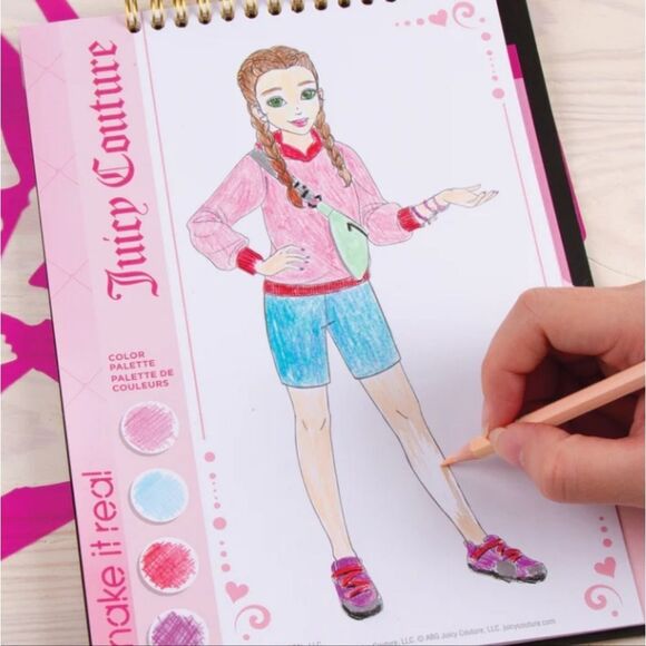 Juicy Couture Make It Real Fashion Design Sketchbook - Picture 6 of 9